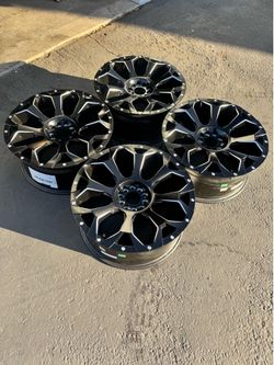 5x114.3 and 5x120 Fuel Assault Off-road Wheels Rims 20x9 For 5 Lug SUVs Trucks