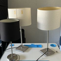 3 IKEA Bedside Lamps