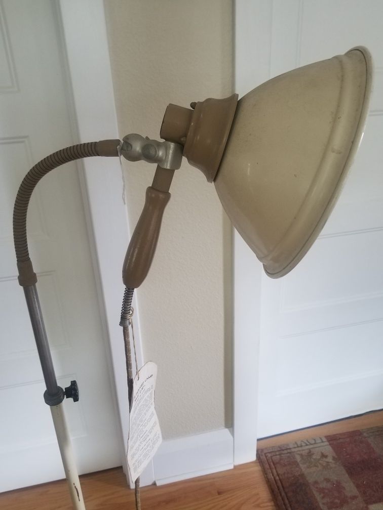 Vintage infrared heat lamp