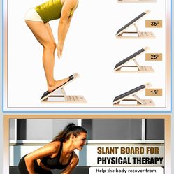 Calf stretcher slant board