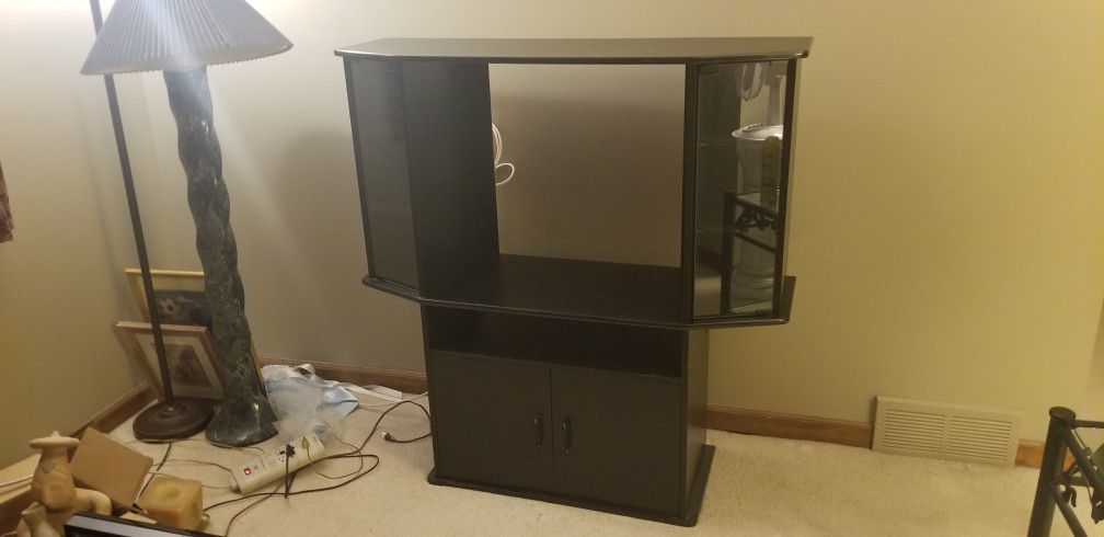 Tv Stand With Glass Doors