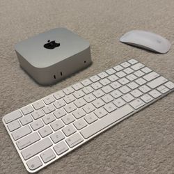 M4 Mac Mini With Magic Keyboard And Magic Mouse