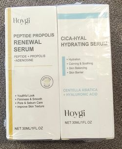 New Peptide Propolis Renewal Serum and Cica-Hyal Hydrating Serum Set