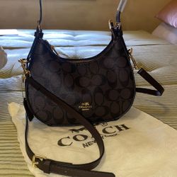 Coach Emily Shoulder Bag- Brown