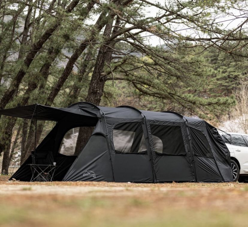IDOOGEN Mobility A SUV Car Tent With Awning Shade Camping Car Tent, Waterproof,Sun Shelter, Tailgate Tent (A6, Black) A6 BLACK