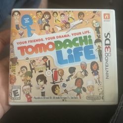 TomoDachi Life Nintendo 3DS Game with Manual and Case