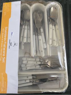 Cutlery Set , ( 50  PC ) , Brand New ,,  Stainless  Flatware  Set