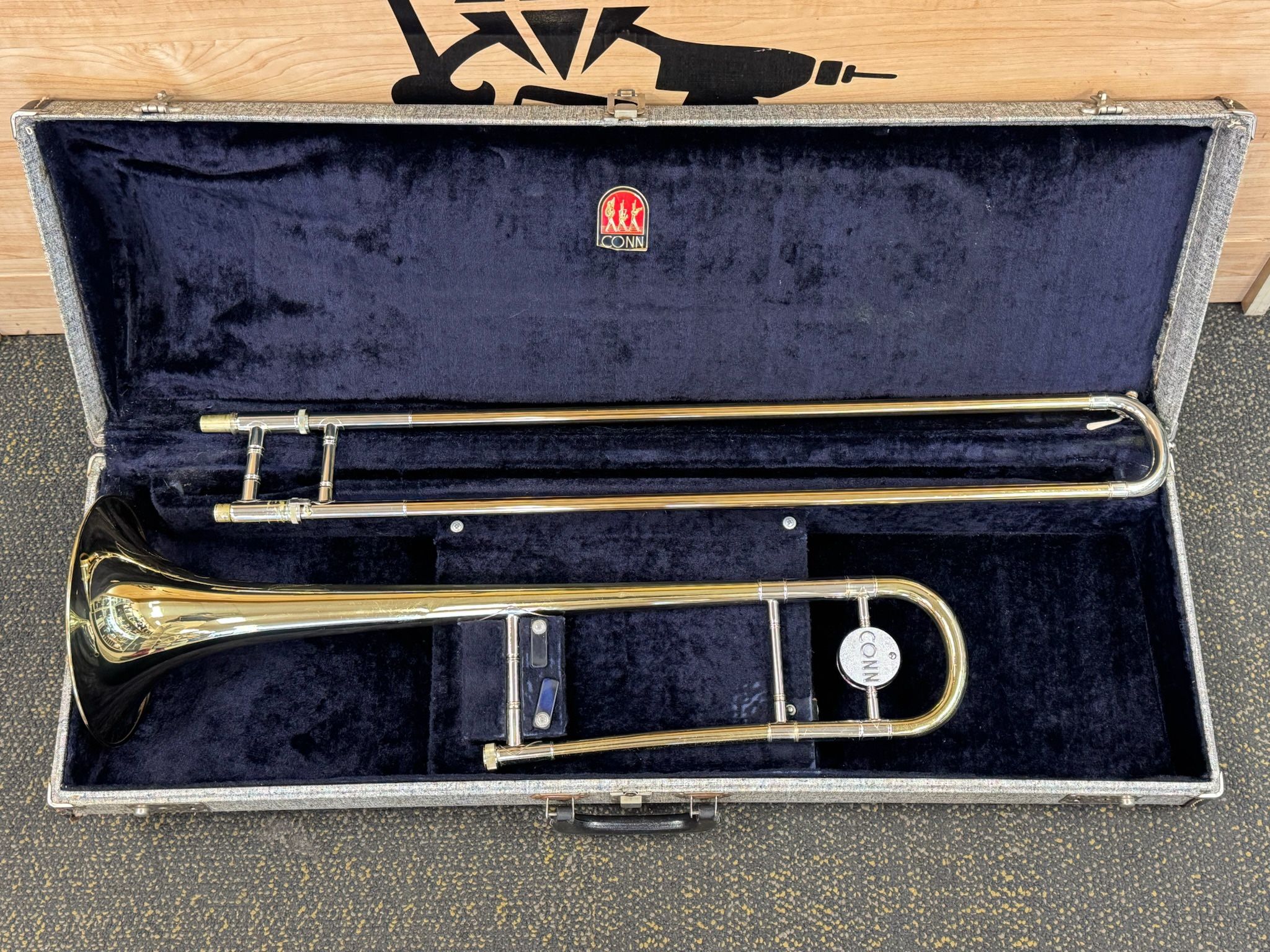 CONN USA Shooting Star Tenor Trombone Vintage with Case