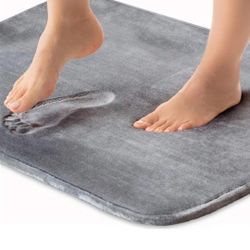 Gorilla Grip Original Thick Memory Foam Bath Rug, 30x20, Cushioned Soft