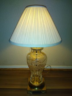 Vintage crystal lamp