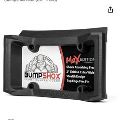 Bumpshox Max Edition License Plate Protector 