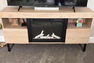 Electric Fireplace - Heat