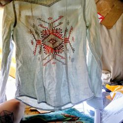 Unique Vintage Ralph Lauren Embroidered Shirt/Cardigan!