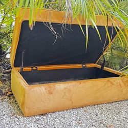 Velvet Ottoman Chest