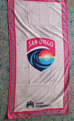 San Diego wave beach towel