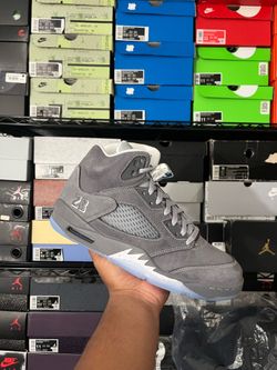 nike air jordan 5 wolf grey size 10/10.5 deadstock ds brand new og all included