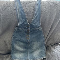 Billabong Overalls Jean Skirt