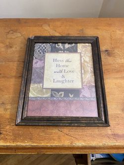 Wall art Bless this home