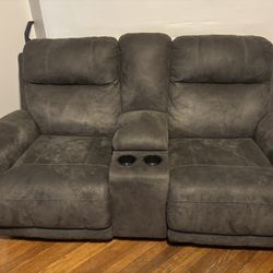 Gray Recliner 