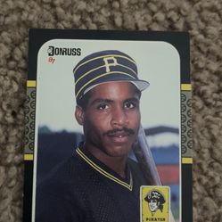 1987Donruss Barry Bonds Card 