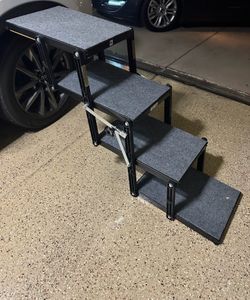 Folding dog stairs
