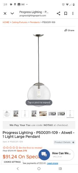 Pendant Light Fixture
