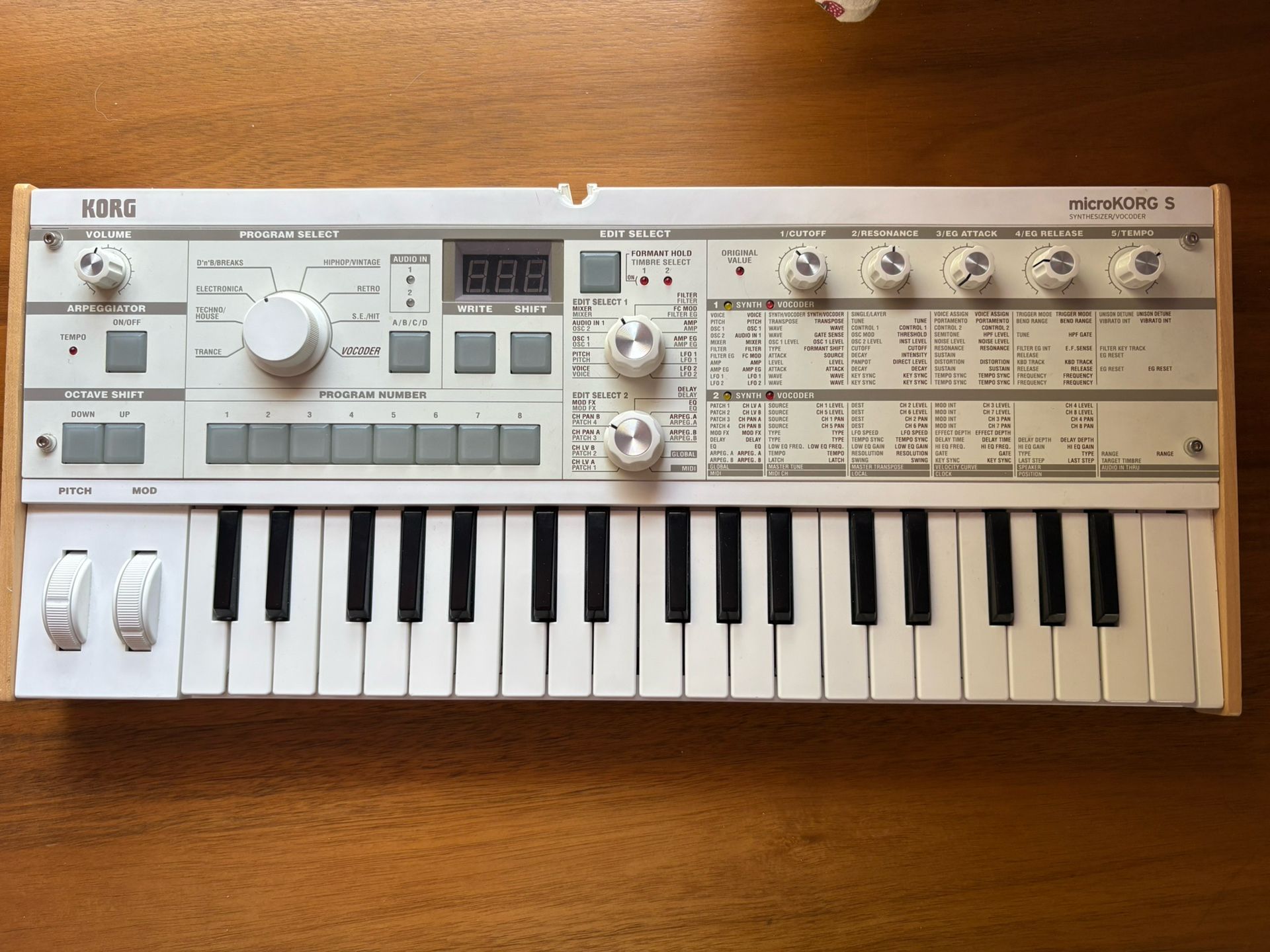 Korg MicroKorg 37-key Synthesizer w/ Vocoder