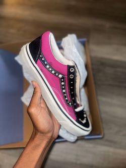 pink pearlized vans - size 8 , 9 , 10 , 10.5 , 11