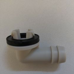 FREE Air Jade 3/5 Inch(15mm) Air Conditioner Drain Hose Connector Elbow Fitting with Rubber Ring, Universal Fit Mini-Split AC Unit and Window AC