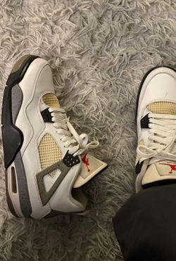 Jordan 4 White Cement
