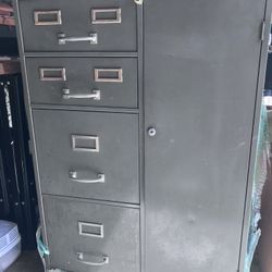 Vintage Steelmaster Filing Cabinet + Safe | Heavy-Duty Metal Storage