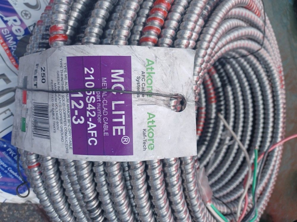 MC 12/3 250ft $200 Each No Less Sorry.