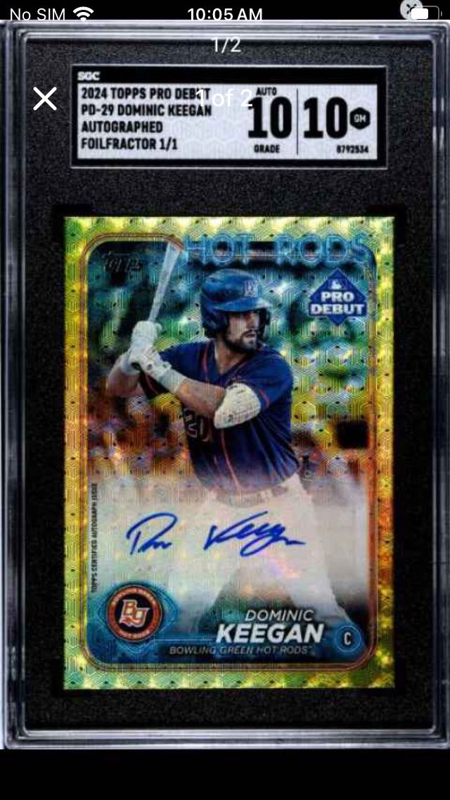 SGC 10/10 FoilFractor 1/1 Auto Dominic Keegan