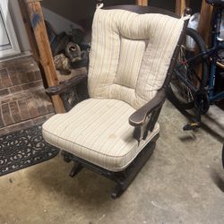 Antique Glide Rocker Chair 