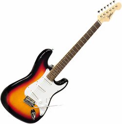 Beginner Electric Guitar - Sun Burst New [NO AMP]
