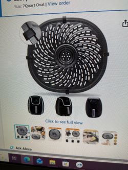 Air Fryer Replacement Tray for PowerXL Vortex 7 QT