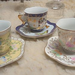 Fine China Tea Cup Sets,Some With A Candle. 