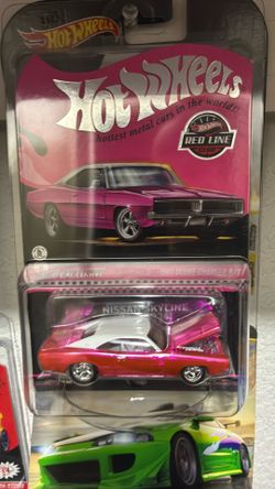 Hot Wheels 1969 Dodge Charger R/t Pink
