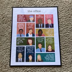 Framed “The Office” Poster