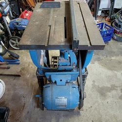 Table Saw On Wheeled Stand