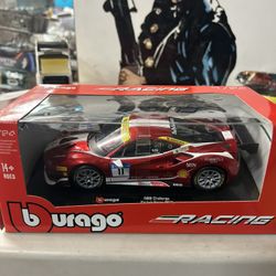 Bburago 1/24 scale Ferrari 488 Challenge Formula racing 2017 diecast car 