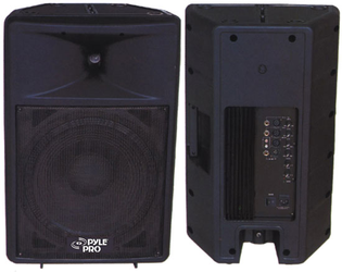 Pyle Pro PPHP1292A is an 800-watt powered 12-inch 2-way active PA loudspeaker