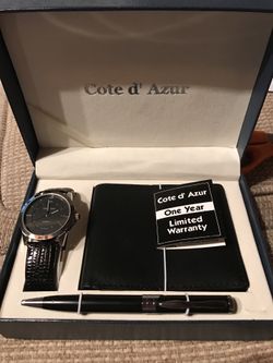 Watch/ wallet and pen kit- brand new
