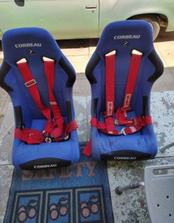 Corbeau Seats With Simpson Seat Belts