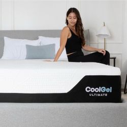 Cool Gel 12-inch Full Mattress w/ Protector - Local Pickup Only