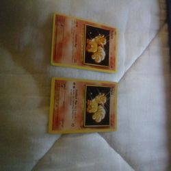 Vulpix x2 Pokemon Card