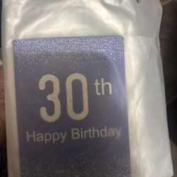 30th Birthday party decor