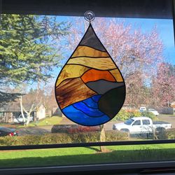 Stained Glass Window Hangers 