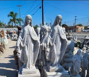 CEMENT VIRGEN  MARIA  $140 EACH. ( 34" INCH TALL)