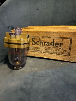 SCHRADER fuel/oil/air inline pressure lubricator